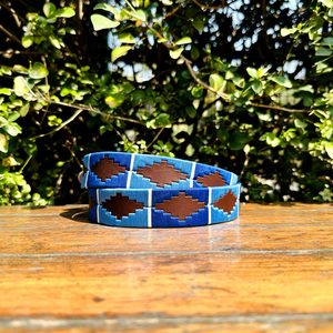 เข็มขัดโปโลหนังควายทำมือ, เข็มขัดโลโก้โก้35มม. ปรับแต่งสีได้ - Product Image 2