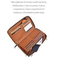 Luxe bohème femmes pochettes carte de crédit porte-monnaie dames bracelet portefeuille fronde bandoulière aztèque sac