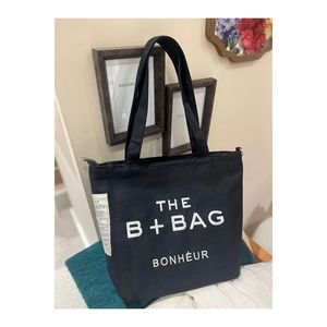 Kanvas L Boy Siyah la borsa Çanta