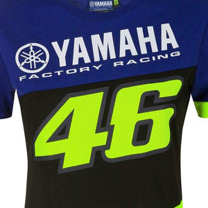 Camiseta Oficial de Carreras Yamaha para Mujer, de Valentino Rossi, para VR46, para MotoGP M1, Manga Corta, Transpirable, Ropa de Carreras de Motos - Product Image 5