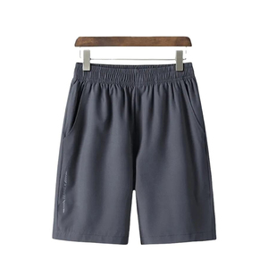 Full Simple Plain Men Shorts <b>Red</b> Solid Color Summer Casual Fashion Shorts For Men product for sale - Product Image 6