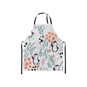 Tablier de cuisine en coton et lin de qualité exportateur à bavette réglable pour les cuisines, les cafés, les restaurants et les hôtels à domicile - Product Image 6