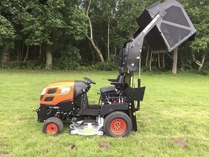 Kioti 125cc 4 temps moteur électrique 21 HP bricolage qualité tondeuse à gazon industrielle poignée télescopique boîte d'herbe acier à haute efficacité - Product Image 3