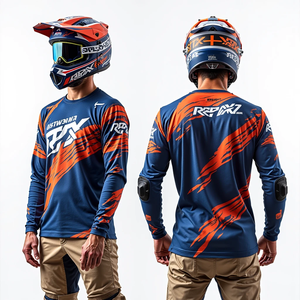 Camiseta de Motocross Personalizada para Hombre, Transpirable, de Secado Rápido, Resistente al Viento, Manga Larga, para ATV, Motociclismo, Automovilismo - Product Image 6