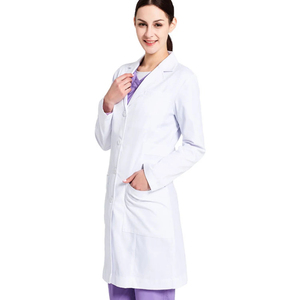 Promoción Doctor Masculino Verano Manga Corta Abrigo Blanco Escuela de Medicina Clínica Oral Uniforme - Product Image 2
