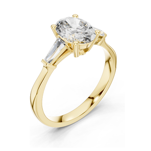 แหวนเพชรแล็บ 1.47 กะรัต สำหรับสุภาพสตรี ความใส VVS-VS สี EF ทอง 18KT, 14KT, 10KT และเงิน 925  ทองชมพู, ทองเหลือง, ทองขาว - Product Image 6
