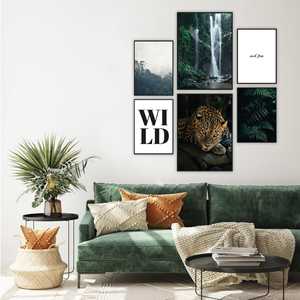 Conjunto de 6 piezas de impresiones artísticas modernas de la selva - Product Image 3