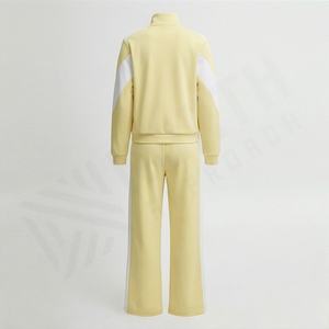 Ensemble de survêtement imprimé pour femmes, sweat-shirt et pantalon de jogging, logo personnalisé, 100% polyester, polaire, séchage rapide, respirant, athlétique, sport, fitness - Product Image 2