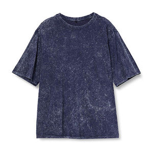 Prix raisonnables Streetwear hommes lavage à l'acide t-shirt entièrement personnalisé Logo hommes lavage à l'acide t-shirt à vendre - Product Image 2