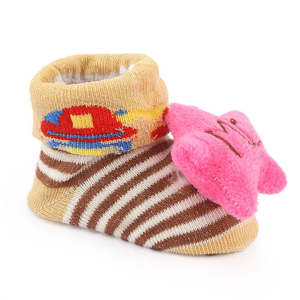 Newborn <b>Booties</b> - Brown - Product Image 1