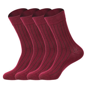Haute qualité Design élégant classique hommes robe formelle chaussettes motif solide Logo personnalisé Sharp bureau Look bon prix meilleur 100% - Product Image 4