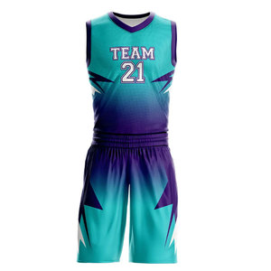 Uniformes de baloncesto de calidad superior al por mayor diseño personalizado ropa deportiva impresa secado rápido transpirable 100% poliéster personalizado - Product Image 2