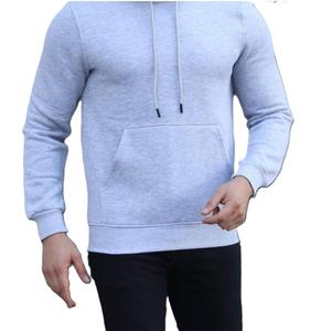 Sudadera con capucha de lana azul para hombre, chándal liso para gimnasio, jersey de manga larga de gran tamaño, sudaderas con capucha de gran tamaño con estampado 3D - Product Image 2
