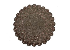 Hot Selling Luxury Handmade Glass Beads Placemat Table <b>Cup</b> <b>Mat</b> for Wedding Christmas & New Year Wedding & Celebration Accessory - Product Image 3