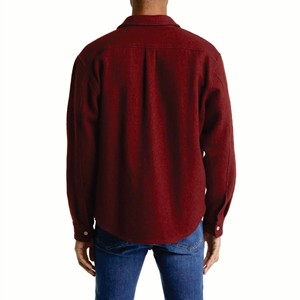 Chaqueta de cuadros con forro de Sherpa cómoda clásica personalizada para hombre, chaqueta de camisa con cuello de solapa - Product Image 6