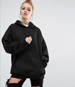 Sweat-shirt oversize à capuche pour femme, impression personnalisée en gros d'usine, taille plus, style d'hiver avec épaules tombantes - Product Image 5