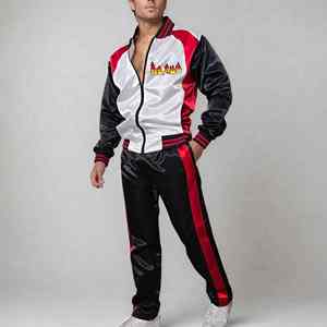 Conjunto Deportivo de Dos Piezas para Hombre, Chaqueta Cortavientos y Pantalones de Chándal, Unisex, Invierno, Color Sólido, Logotipo Personalizado, Poliéster/Algodón, Venta al Por Mayor - Product Image 6