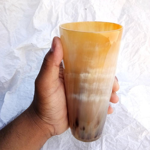 Meilleure qualité de coupe en corne de bœuf véritable faite à la main / Verre - Product Image 3