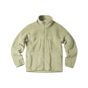 Venta al por mayor personalizado Color sólido cremallera suelta manga larga Sherpa chaqueta de invierno ropa de calle moda Sherpa chaquetas para hombres - Product Image 6