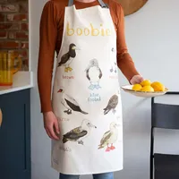 Bavoir chef personnalisé logo coton pour le restaurant toile cirée toile cirée tablier en toile pour femmes avec logo personnalisé