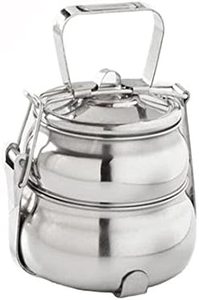 Boîte à lunch multicouche portable en acier inoxydable en gros Récipient pour aliments Boîte à lunch ronde à clip pour adultes et enfants - Product Image 5