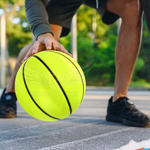 Ballon de basket professionnel en cuir PU de haute qualité, personnalisable avec logo, fournisseur OEM, prix d'usine - Product Image 6