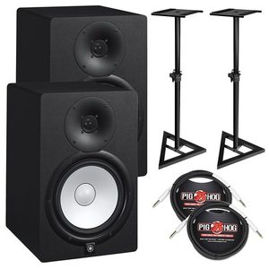 ลำโพงมอนิเตอร์สตูดิโอ HS8 8 นิ้ว รุ่นใหม่ 100% ชุดอุปกรณ์เสียงครบชุด - Product Image 1