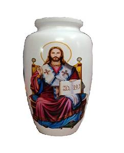 Urne de crémation en aluminium de belle petite conception de feuille tombante pour des cendres - Product Image 5