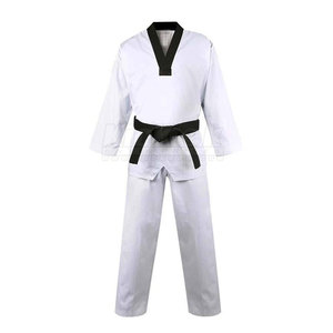 Uniforme de Taekwondo Robuste, Respirant et Léger pour les Séances d'Entraînement Intenses, Tissu 100% Coton Durable et Longue Durée - Product Image 3