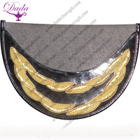 Visera Bordada a Mano con Hilo Metálico Personalizada - Diseño Liso Ceremonial Ecológico Unisex para Exteriores, Esquí, Cuatro Estaciones, Uso Diario