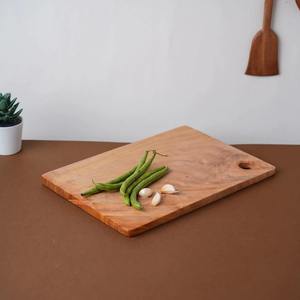 Cadeaux de mariage de Noël Plateau de charcuterie en bois rotatif en bois naturel Planche à légumes ronde en bambou - Product Image 2