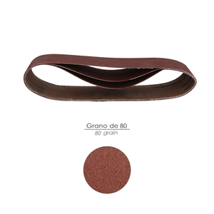 Nastro Abrasivo di Ricambio 100x914 mm Grano 80 (3 Pezzi) - Product Image 3