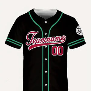 เสื้อเบสบอลมีน้ำหนักเบาระบายอากาศได้ดีเครื่องแบบมืออาชีพ - Product Image 1