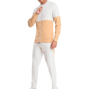 Ensemble de survêtements pour hommes, style actuel, usage extérieur, grande taille, logo personnalisé, coupe-vent, respirant, 100% coton, hiver - Product Image 1