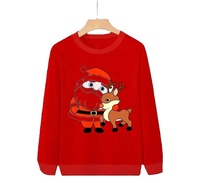 Suéter de Forro Polar Estampado con Efecto Ácido para Mujer, Estilo Urbano, Manga Larga, Opción de Logotipo Frontal, Venta al por Mayor, Colección Otoño/Invierno