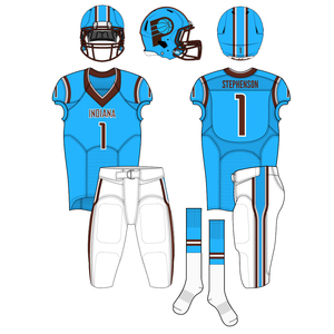 ชุดฟุตบอลอเมริกันสำหรับเด็กและผู้ใหญ่ชุดเสื้อเจอร์ซีย์ทีมฟุตบอลพิมพ์ซับลิเมชันตามสั่ง - Product Image 5