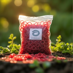 WIHED 20mm Red <b>Rubber</b> Ring 1000g Pack for Household Use - Product Image 3