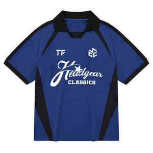 Camiseta de equipo de fútbol personalizada, tela de malla transpirable, traje duradero de secado rápido para partidos y práctica - Product Image 1