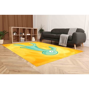 Alfombra Moderna con Estampado de Squidward - Decoración Audaz y Atrevida para el Hogar, Alfombra de Chenilla - Product Image 3