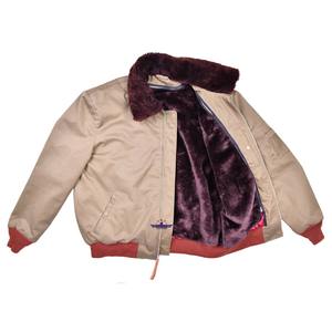 Chaqueta de Piloto de Cuero Vintage FiveStar B15 para Hombre, Cuello Camisero, Cierre de Cremallera, Impermeable, Transpirable, Estilo Bomber - Product Image 1