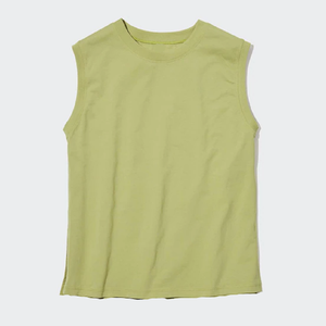 เสื้อยืดออกกำลังกายแขนกุดสำหรับผู้หญิง,เสื้อยืดแบบถักคุณภาพดีสวมใส่สบายสีพื้นบริการ OEM - Product Image 3