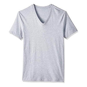 Camiseta básica informal para hombre 4,5 oz SoftStyle Camiseta con cuello en V - Product Image 2
