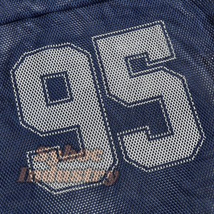 เสื้อยืดตาข่ายฤดูร้อนสำหรับผู้ชาย ระบายอากาศได้ดี ทรงโอเวอร์ไซส์ แบบครอป สีดำ เสื้อยืดตาข่ายสำหรับออกกำลังกายสำหรับเด็กผู้ชาย - Product Image 4