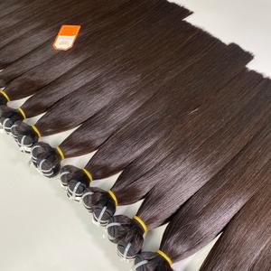 Automne saison vente os droite vietnamien paquets de cheveux humains bruts Super Double dessiné 8 "-32" longueur prix de gros - Product Image 2