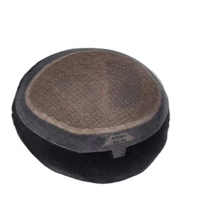 Miraje Model Taz BD Indian Remy Human <b>Hair</b> Toupee Wig with 100% Density Natural Loose Deep Wave & <b>Body</b> Wave Lace PU Base - Product Image 4