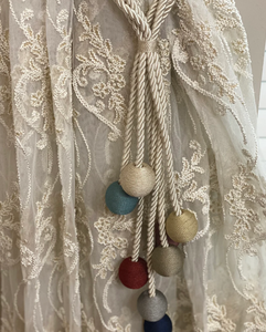 Egyptian Handmade Curtain <b>Tieback</b> Tassel. Eight Balls in One <b>Tieback</b>. - Product Image 1