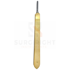 Mango de bisturí de acero inoxidable No 4 - BP Surgica para S | Herramienta reutilizable para cirugía y disección por Surgiright Instruments - Product Image 6