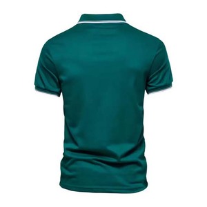 Camisas de Golf para Hombre de Manga Corta, Cuello Casual, Secado Rápido, 100% Algodón, Color Sólido, Alta Calidad, Precio de Fábrica en Pakistán - Product Image 2
