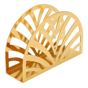 2022 anneau de serviette en or demi-cercle porte-serviettes en fer pour la décoration intérieure et la table de mariage pour les hôtels - Product Image 3