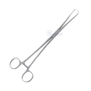 Pinzas de Sujeción de Esponja Quirúrgica Rectas de Acero Inoxidable, Pinza para Apósitos para Uso Clínico Hospitalario, Suministros Médicos para Quirófano - Product Image 6